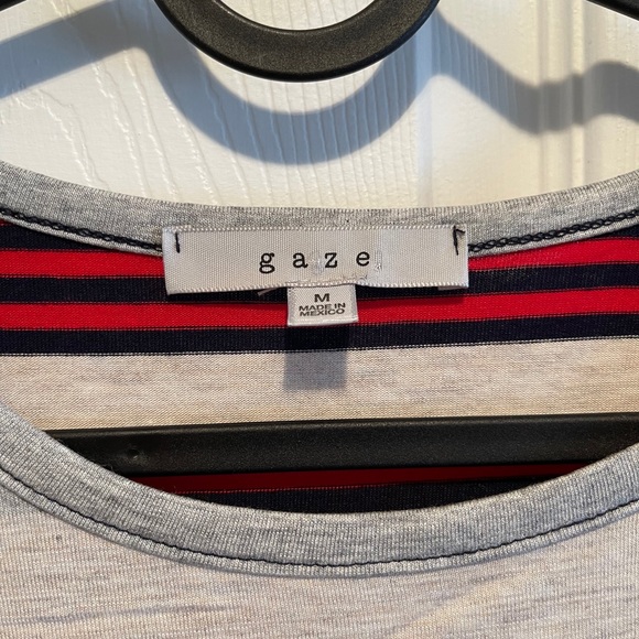 SOLD Gaze striped crop top - Picture 7 of 8